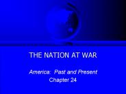 THE NATION AT WAR