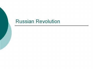 Russian Revolution