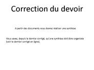 Correction du devoir