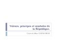 Valeurs, principes et symboles de la R PowerPoint PPT Presentation