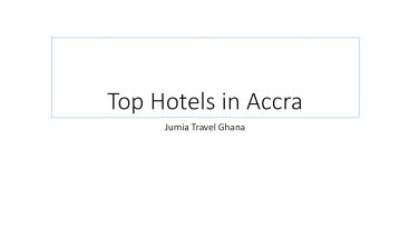 Top Hotels in Accra