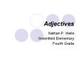 Adjectives PowerPoint PPT Presentation