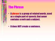 The Phrase