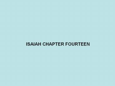 ISAIAH%20CHAPTER%20FOURTEEN