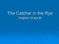 The Catcher in the Rye PowerPoint PPT Presentation