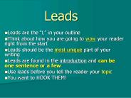 Leads