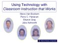 Using%20Technology%20with%20Classroom%20Instruction%20that%20Works PowerPoint PPT Presentation