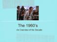 The 1960 PowerPoint PPT Presentation
