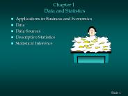 Chapter 1 Data and Statistics