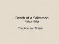 Death%20of%20a%20Salesman%20Arthur%20Miller PowerPoint PPT Presentation