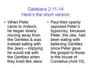 Galatians 2:11-14                Here
