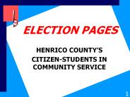 ELECTION PAGES