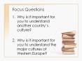 Focus Questions PowerPoint PPT Presentation