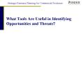 What Tools Are Useful in Identifying Opportunities and Threats? PowerPoint PPT Presentation