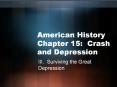 American%20History%20Chapter%2015:%20Crash%20and%20Depression PowerPoint PPT Presentation