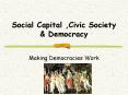 Social Capital ,Civic Society PowerPoint PPT Presentation