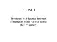 SSUSH1 PowerPoint PPT Presentation