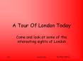 A Tour Of London Today PowerPoint PPT Presentation