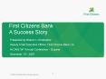 First Citizens Bank PowerPoint PPT Presentation