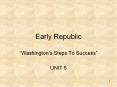 Early Republic PowerPoint PPT Presentation