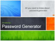 Know About Password Generator