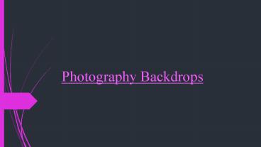 Where to use the Digital Backdrops?