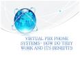 Virtual PBX Phone Systems- How Do They Work And Its Benefits PowerPoint PPT Presentation