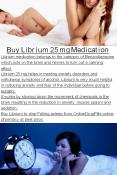 Buy Librium Medication 25 mg to Treat Unwanted Anxiety
