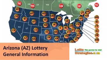 Arizona Lottery, AZ Lotto Information, Contact, Drawing Schedule, Website