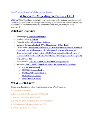 presentation player overlay