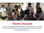 Sheela Chamaria Sculpture Classes in Delhi