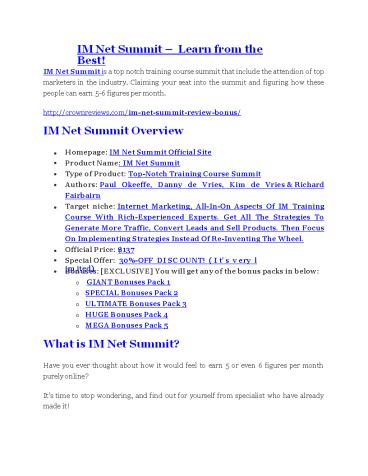 presentation player overlay