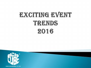 EVENT MANAGEMENT IN KERALA