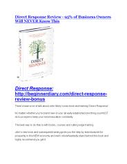 Direct Response review pro-$15900 bonuses (free)