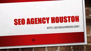 SEO Agency Houston