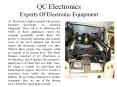 QC Electronics - Experts Of Electronic Equipment PowerPoint PPT Presentation