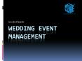 Wedding Event Management (1) PowerPoint PPT Presentation