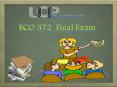 UOP E Assignments | ECO 372 Final Exam - Question & Answers PowerPoint PPT Presentation