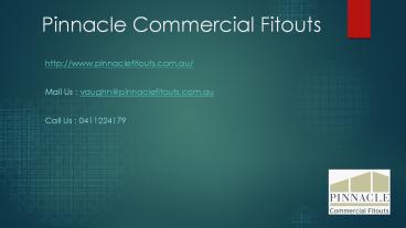 Pinnacle Commercial Fitouts