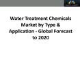 Water Treatment Chemicals Market worth 24.94 Billion USD by 2020 PowerPoint PPT Presentation