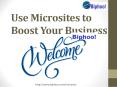 create trending microsite design free PowerPoint PPT Presentation