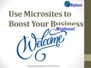 create trending microsite design free