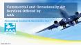 Commercial and Occasionally Air Services Offered by  AAA PowerPoint PPT Presentation
