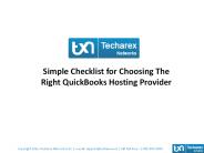 How to Choose best QuickBooks Cloud Hosting