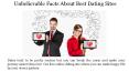 Unbelievable Facts About Best Dating Site PowerPoint PPT Presentation