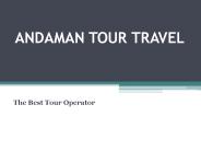 Andaman Tour Package for a Great Andaman Tour