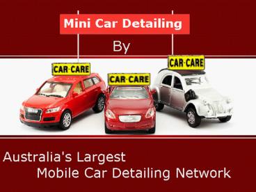Mini Car Detailing