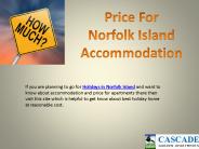 Holidays to Norfolk Island