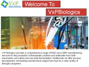 Research & Development Services-Vxpbiologics