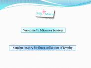 Silver Jewelry, Indian Jewelry Online - miomora.com
